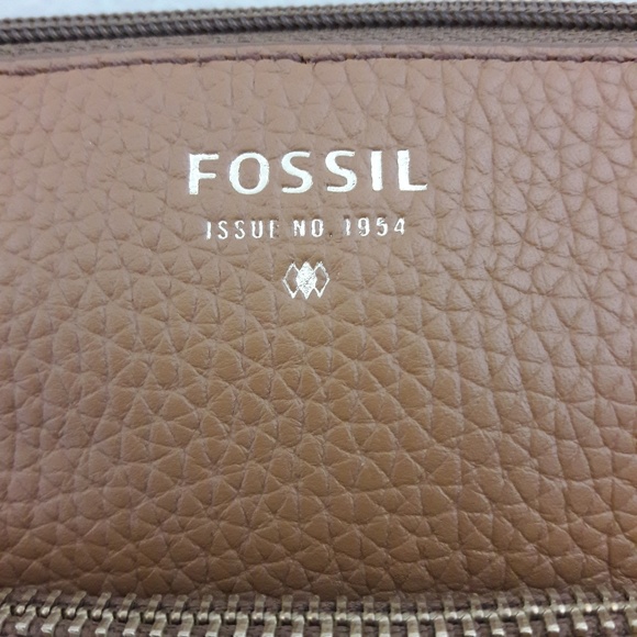 NWT FOSSIL LEATHER TESSA CROSSBODY BAG PURSE - Picture 3 of 7